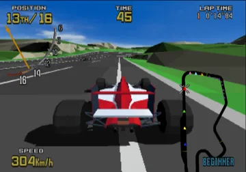 Sega Ages 2500 Series Vol. 8 - Virtua Racing - FlatOut (Japan) screen shot game playing